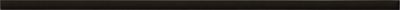 Black Glossy Pencil Ceramic Tile - 0.6 x 24 in.