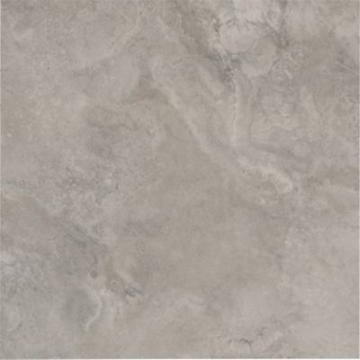 Milos Grey Polished Porcelain Wall and Floor Tile - 23 x 23 in.