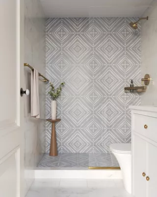 Nikki Chu Tangier Cement Porcelain Wall and Floor Tile - 20 x 20