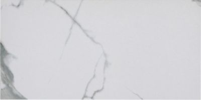 Calacatta White Polished Porcelain Wall and Floor Tile - 12 x 24 in.