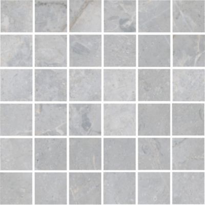 Masterstone White Polished Porcelain Mosaic Wall and Floor Tile