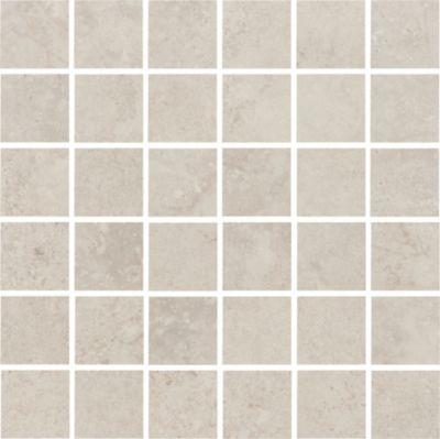 Max Rapolano Ivory Matte Porcelain Mosaic Wall and Floor Tile