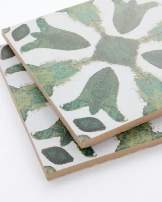Laura Park La Fleur Forest Green Porcelain Wall and Floor Tile - 6