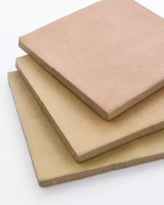 Clay Toasted Matte Porcelain Wall and Floor Tile - 4.9 x 4.9 in