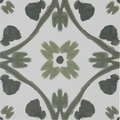 Laura Park Cosmo Forest Green Porcelain Wall and Floor Tile - 8 in