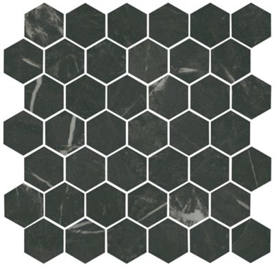 Scultorea Scott Hex Porcelain Wall and Floor Tile - 2 x 2 in.