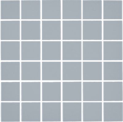 Signature Denim Glossy Porcelain Square Mosaic Wall and Floor Tile - 2 x 2 in.