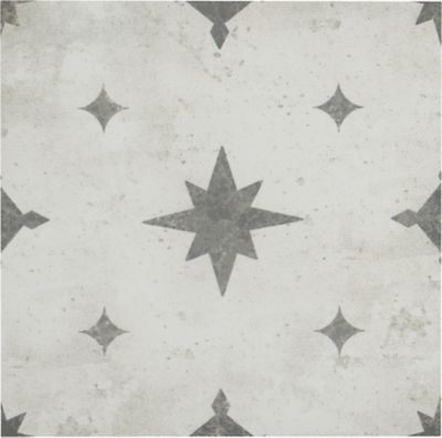 Nate Berkus Etoile Noir Porcelain Wall and Floor Tile - 13 x 13 in.