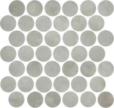 Crystal Amber Multi-Finish Recycled Glass Quarter Round Mosaic Wall Tile - 2 x 2 in. — supplier view 1