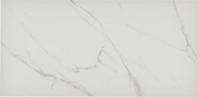 Nuovo Lincoln White Matte Porcelain Large Format Wall and Floor Tile - 24 x 48 in.