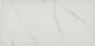 Nuovo Lincoln White Polished Porcelain Large Format Wall and Floor Tile - 24 x 48 in.