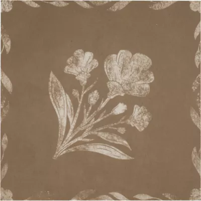 テレッサ ニールセン プレインズウォーカー　プレイマット サイン入り Kelli Fontana Trellis In Bloom Mocha Porcelain Wall and Floor Tile