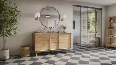 Bronx Gris Porcelain Wall and Floor Tile - 13 x 13 in. - The Tile Shop