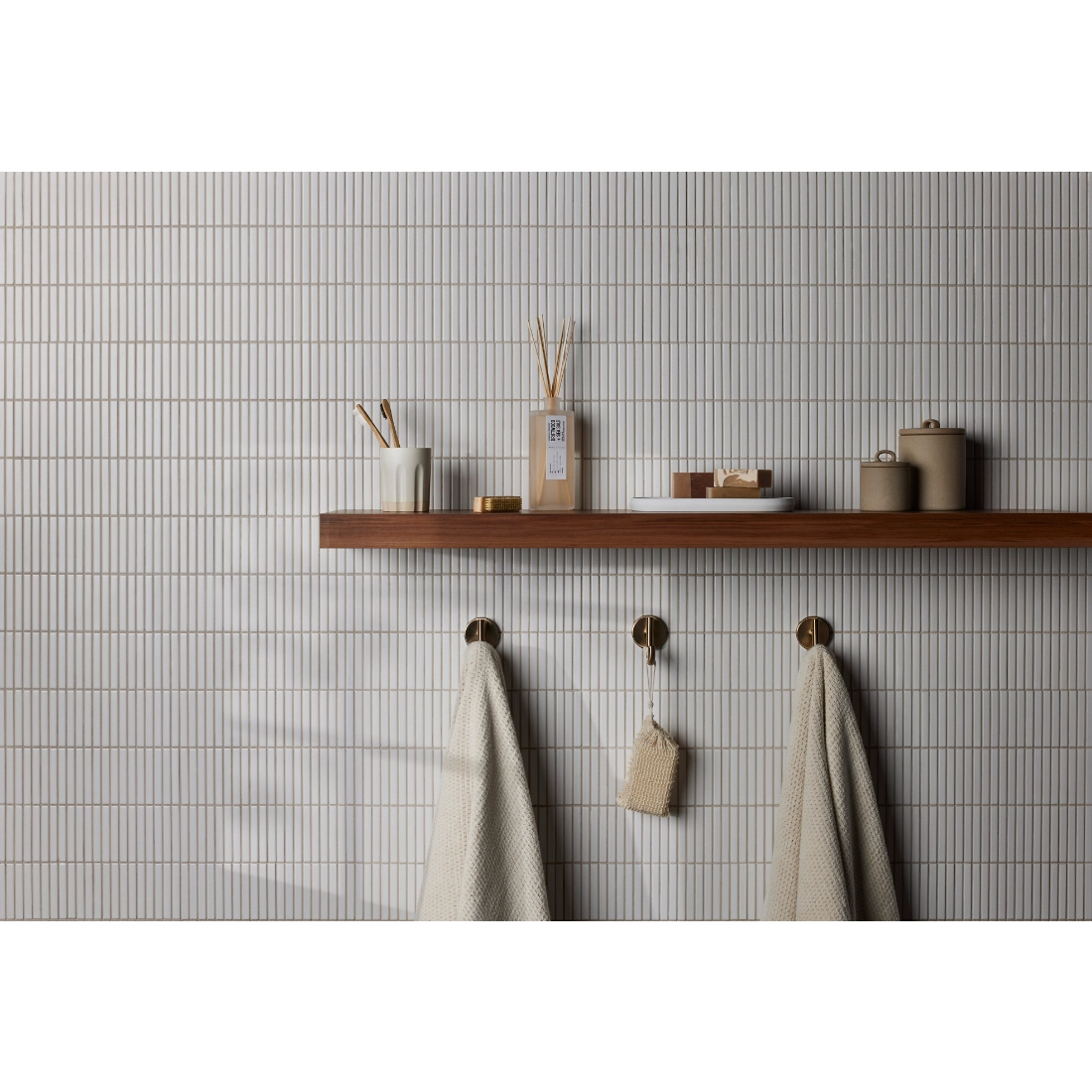 KitKat White Porcelain Mosaic Wall and Floor Tile KitKat White Porcelain Mosaic Wall and Floor Tile