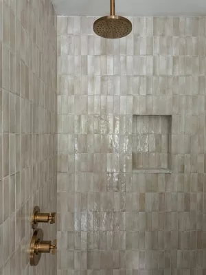 Coco Canvas Glossy Porcelain Subway Wall Tile - 2 x 6 in. - The