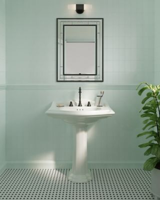 Signature Mint Gloss Ceramic Subway Wall Tile - 3 x 6 in. - The