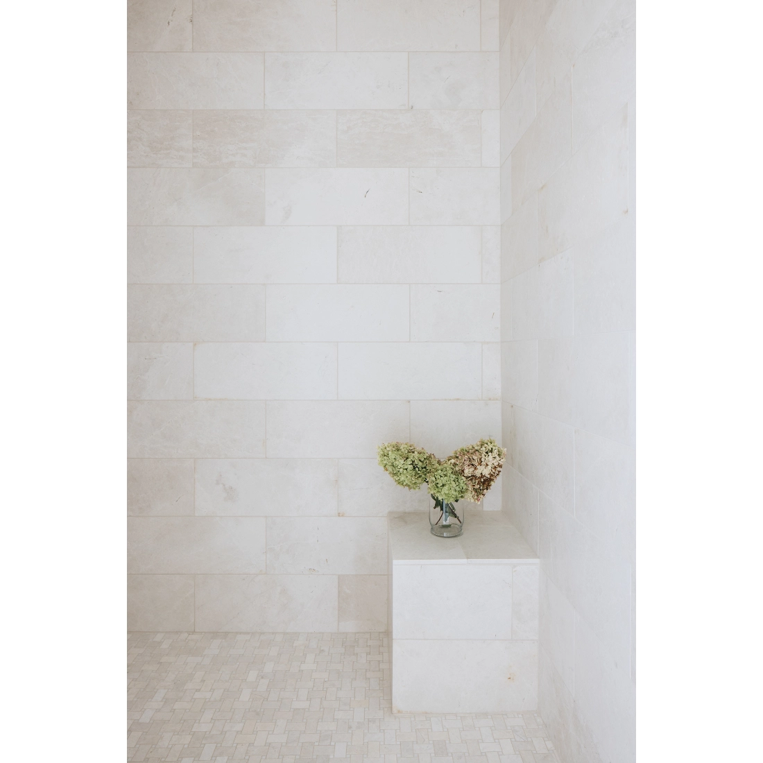 Arctic White Brushed Marble Wall and Floor Tile - 8 x 20 in. Arctic White Brushed Marble Wall and Floor Tile - 8 x 20 in.