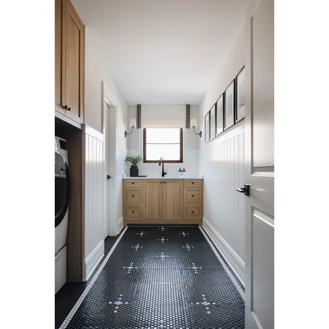 Hex Matte Black Porcelain Mosaic Wall and Floor Tile - 2 x 2 in. Hex Matte Black Porcelain Mosaic Wall and Floor Tile - 2 x 2 in.