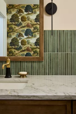 Home Kit-Kat Forest Porcelain Wall Tile - 5 x 10 in. - The Tile Shop