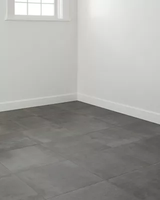 Horton Antracite Porcelain Wall and Floor Tile 18 x 18 in. - The